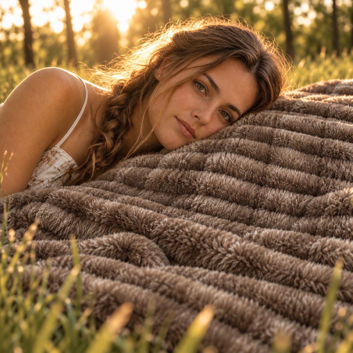 Lavender Scented Majestic Mink Throw