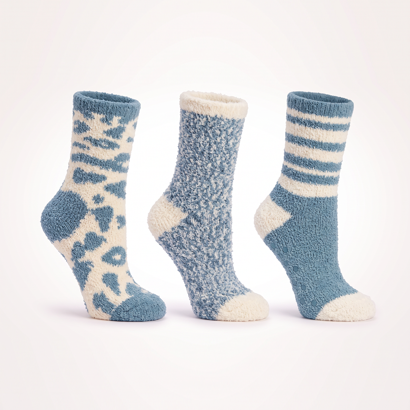 3 pack socks Aromatherapy gift box, Gardenia & Shea Butter infused , SeaBreeze